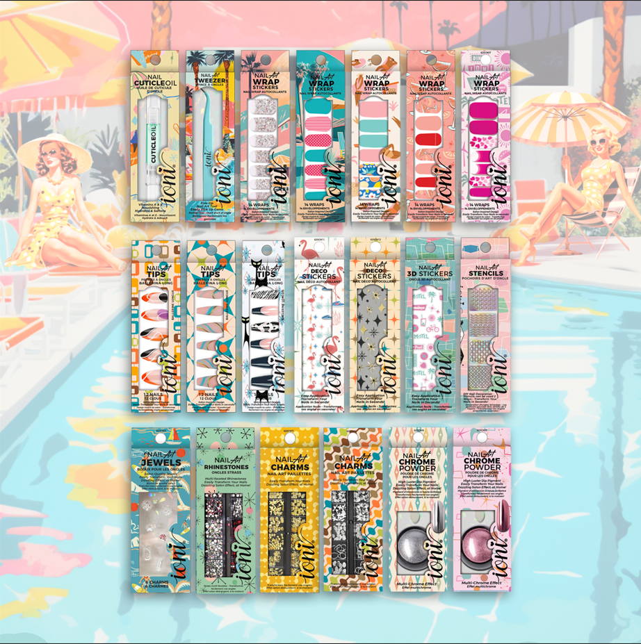 IONI Cali Nail Bar Display (120 pcs)