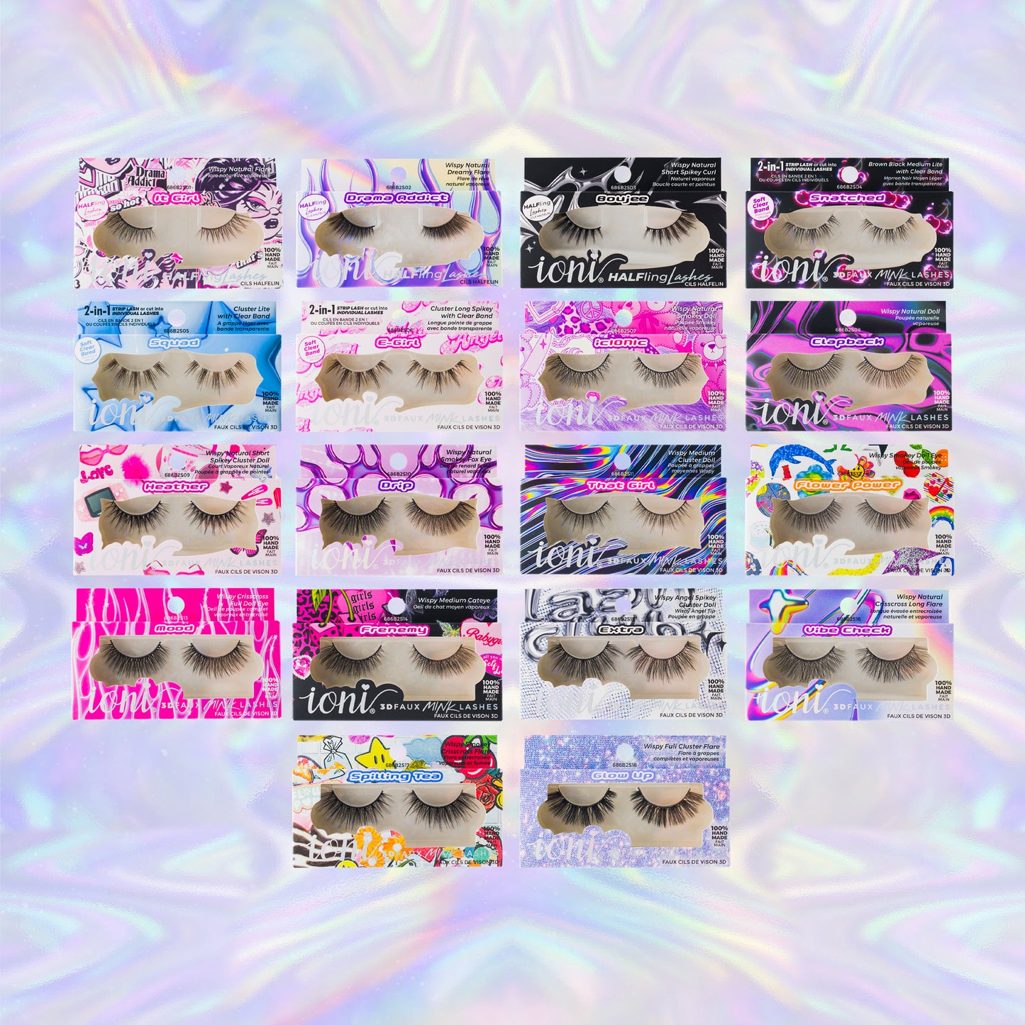 IONI Back To School Lash Full Bar (144 pcs)